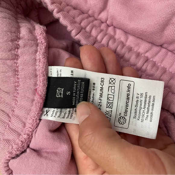 Scotch & soda, mauve sweatpants, barely worn like new - Picture 7 of 7
